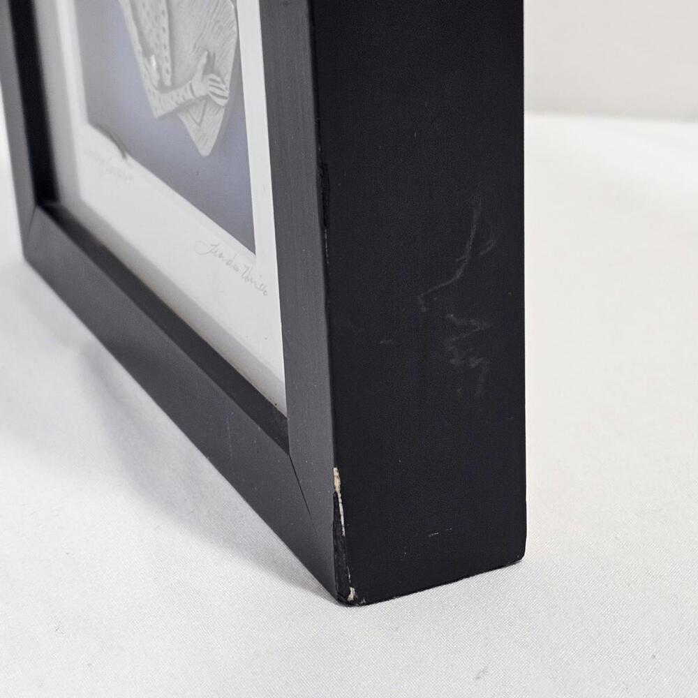 Leandra Drumm Loving Couple Wall Hanging Framed Pewter Art - Picture 6 of 9